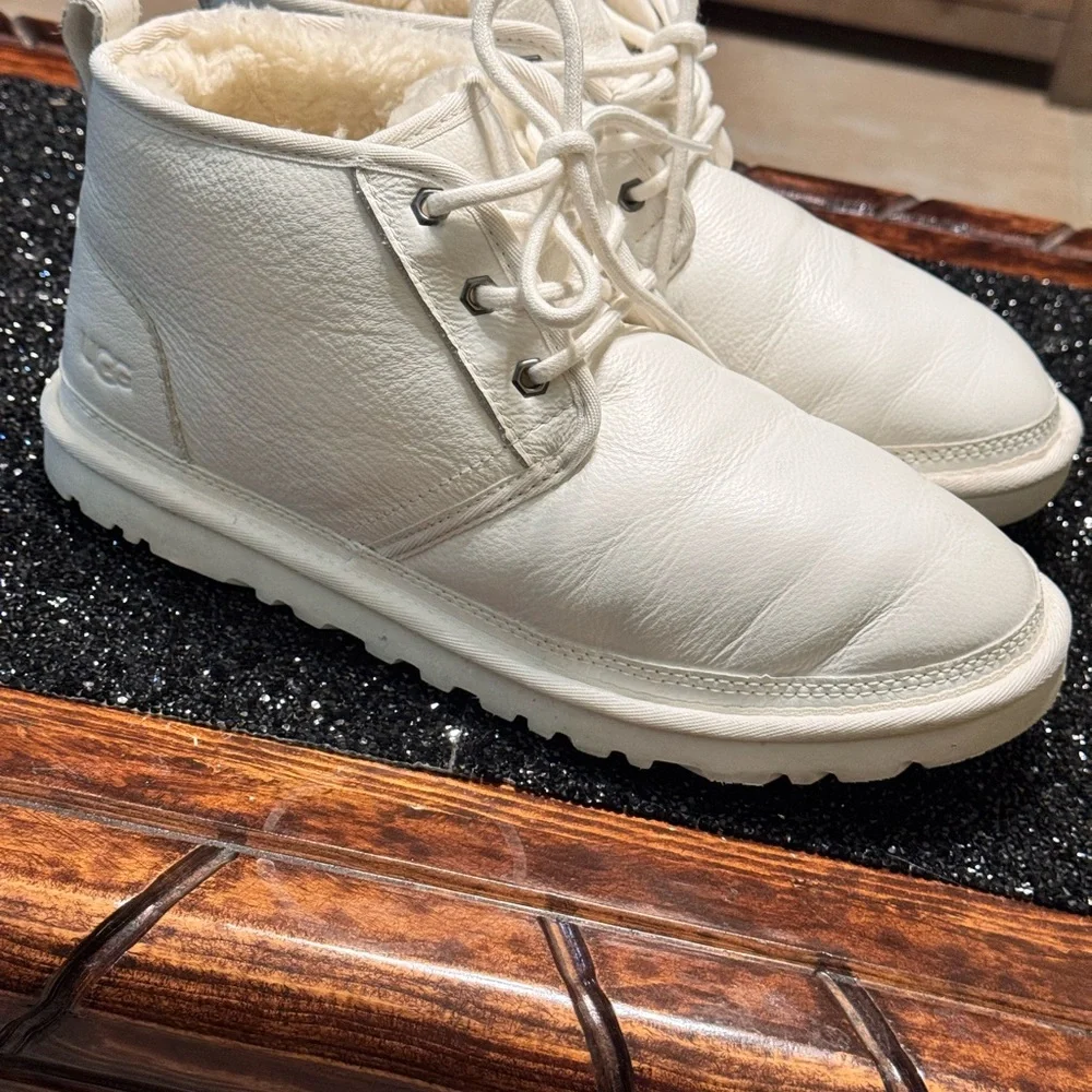 UGG Men's White Chukka Boots